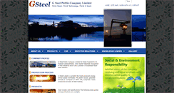 Desktop Screenshot of gsteel.com