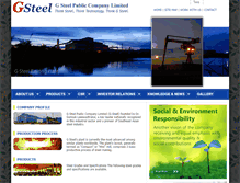 Tablet Screenshot of gsteel.com